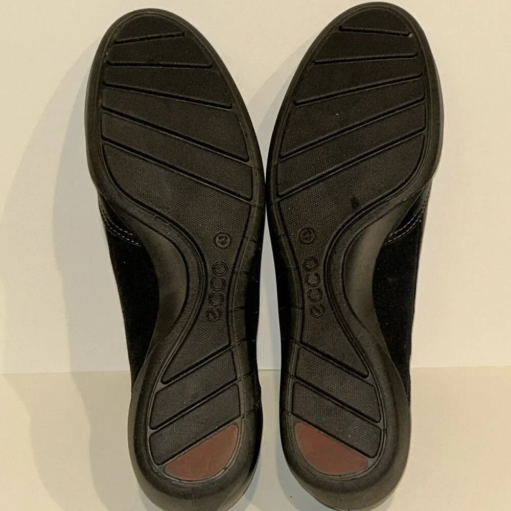 Ecco Bluma Women's Sneakers Black Leather Toe Toggle Speed Lacing EUR 43 US 12